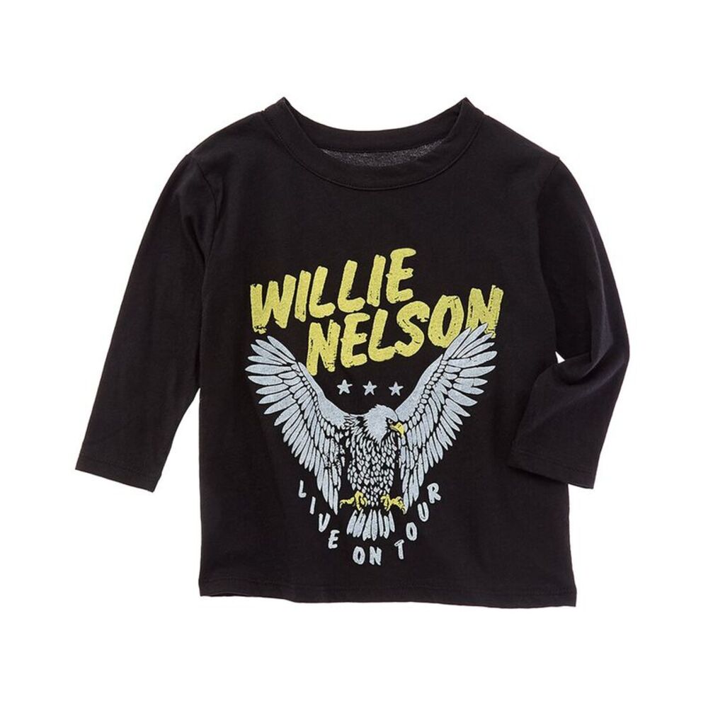 Chaser Boys Willie Nelson Willie 1978 T-Shirt, Black